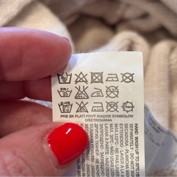 Mango Wrap Sweater Cardigan, OS, Minimalist Lagenlook Modern Casual Contemporary - Picture 9 of 14